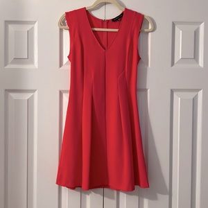 DYNAMITE Pink V-neck Dress